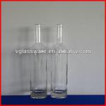 750ml VODKA BOTTLE ROUND CLEAR GLASS BOTTLE FOR ALCOHOL DRINK