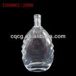 700ml flint clear rum glass bottle