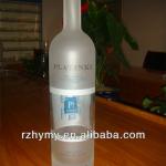 750ml frosted Vodka glass liquor bottles