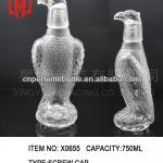 Unique Design Eagle Glass Bottle For Wine or Perfume Manufacturer