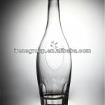 bottles of glass for liquors vodka classic design