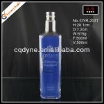 2013 New Design Vodka Square Glass Bottle High Grade