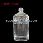 750ml unique design spirits glass bottle
