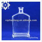 700ml french square glass bottle,square antique glass bottle,fancy vodka glass bottles
