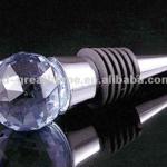 crystal ball shape wine stopper