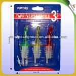 3PC Plastic Wine Bottle Stopper