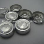 Beauty products with an aluminium bottle caps