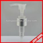 Aluminum soap dispenser pump tops