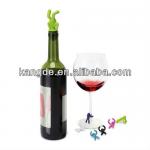 2013 hottest original design silicone wine/bear bottle stopper/cap/cork/plug,MOQ 500sets!!!