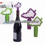 Colorful silicone wine stopper