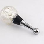 Fashion lampwork glass wine bottle stopper