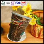 Disposable paper coffee cup with custome logo wholesaler in China