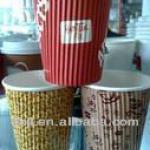 Disposable paper cups for hot and cold drink