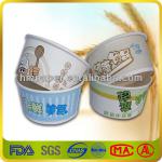 Custom printed disposable paper bowl