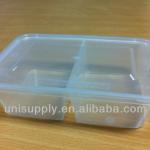 650ml PP 2 compartment take away food container