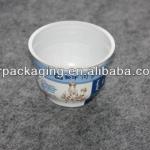 Disposable PS plastic round yoghurt cup