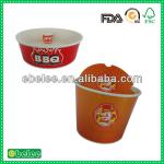 paper fried chicken bucket with paper lid