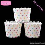 Self standing round Paper Cupcake Baking cups