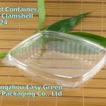 2011 popular PET Disposable Clamshell Salad Bowl Container HC-24
