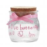 2014 Printed glass jelly/pudding jar