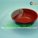 24 oz anti-fog disposable microwave plastic round bowl