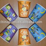 Disposable paper cups for festive party