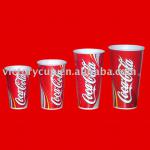 paper cup for cold drink with double PE