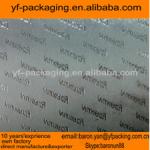 80mm*55g embossed and printed sliver aluminium foil paper for food and other packing