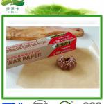 Natural brown printed wax paper