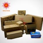 assembling corrugated paper carton box