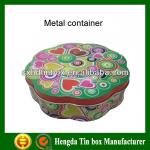 Round Gift Tin Chocolate Box