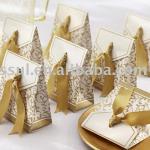 Gold Ribbon Wedding Gift box