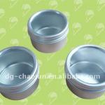 round tin box with PET lid