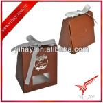 luxlury wedding candy packaging box with bow-tie
