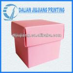 Customized colorful matt paper wedding favor boxes