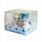 Clear plastic gift box for cookies and breads, chocolates, baby shower gifts