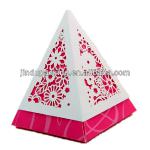 Delicate hot sale customized paper wedding favour sweet candy card box
