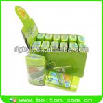 clear plastic mint box with sugar free mint
