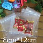 Transparent reclosable plastic ziplock bag