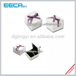 high end elegent high quality custom handmade recycle paper ring box made in dongguan