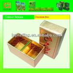 Sweet Candy Chocolate Packaging Box / Golden Chocolate box