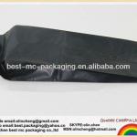 hot black resealable coffee packing bags/middle seal bag