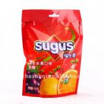 Printed or Plain Stand Up Bag for Candy Packaging with Zipper