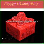 wedding party candy box, wedding favour mini cake box