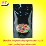 Black plastic bags for candy packing