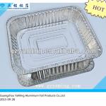 packing with aluminium foil container with lid