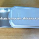 Airline coated aluminium foil food container