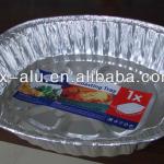 oval roaster aluminum foil tray/pan