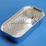 Disposable aluminium container for food packaging