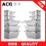 Various sizes Disposable aluminum foil tray